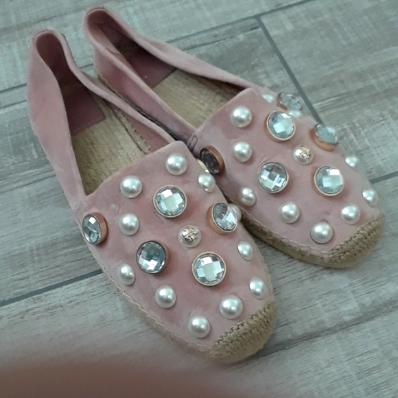 Tory Burch Shoes Tory Burchvelvetjeweled Espadrilles Poshmark